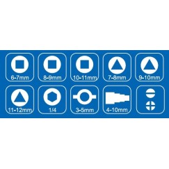 Uniwersalny klucz do szafek technicznych 10w1 (100)