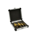 Zestaw wierteł stożkowych HSS TiN 4el.(4-12,4-20,4-32,4-39) Alu.op.(20)