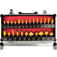 Zestaw frezów do drewna 25el. (10)