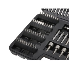 Zestaw osprzętu wiertła bity 110el. (5)