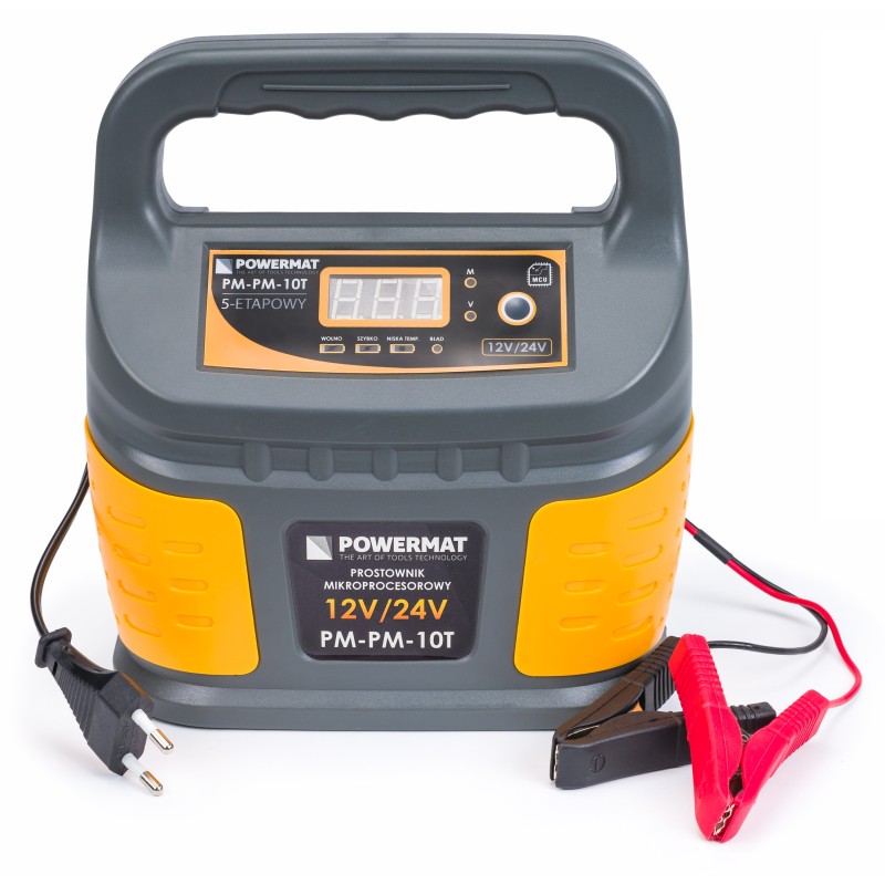 Chargeur de batterie auto microprocesseur 12/24V