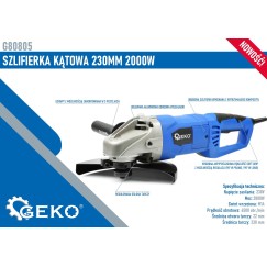 Szlifierka kątowa 230mm 2000W (4)