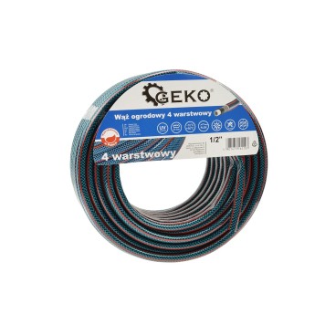 Wąż ogrodowy 4 Warstwowy 1/2" 30m GEKO NEW (154)