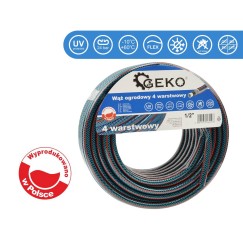 Wąż ogrodowy 4 Warstwowy 1/2" 30m GEKO NEW (154)