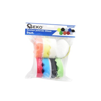 Zestaw polerski 80mm 9 szt. (40)