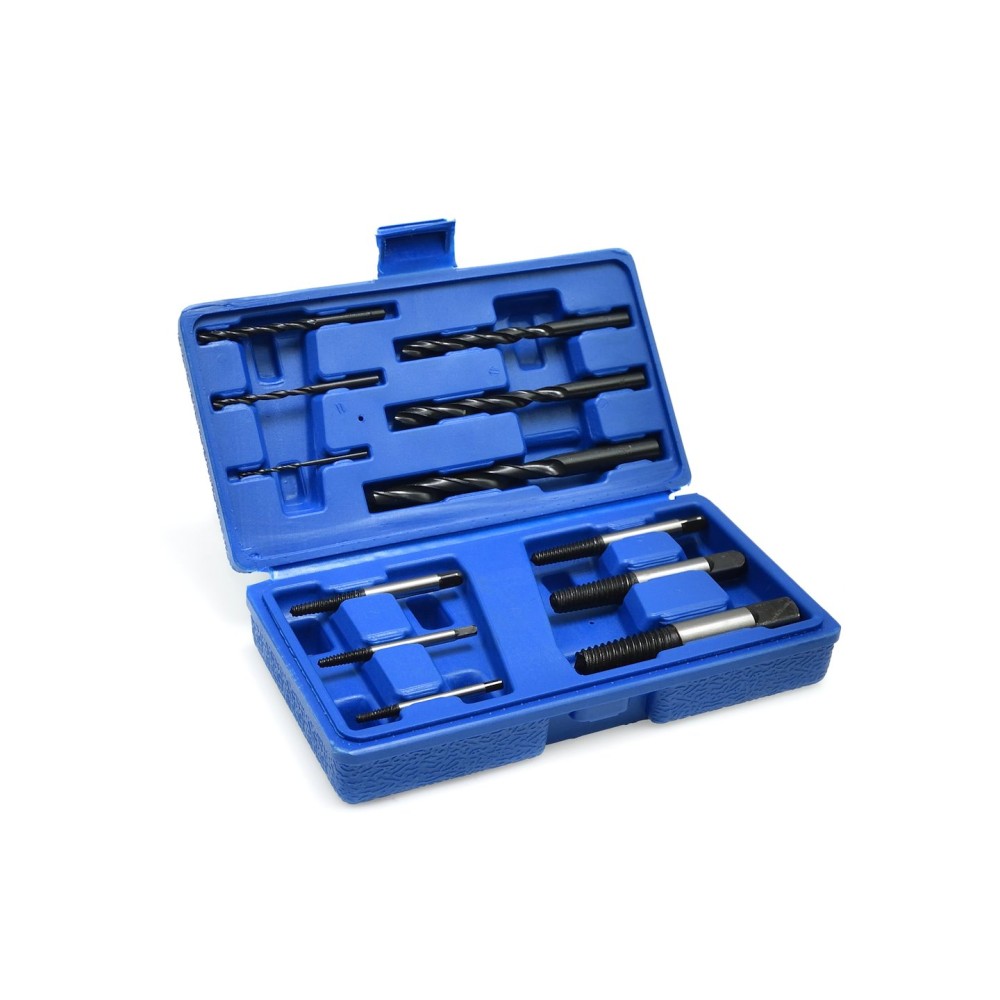 Wykrętaki do zerwanych śrub + wiertła HSS 12el.(40)