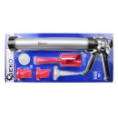 Wyciskacz aluminiowy do mas szpachlowych + końcówki (10)