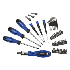 Zestaw wkrętaków, bitów, nasadek 122el. (4)