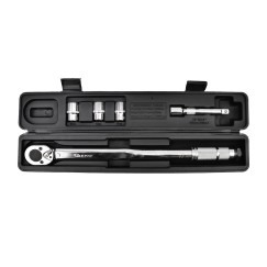 Klucz dynamometryczny 1/2"  28-210Nm + nasadki i przedłużka (10)