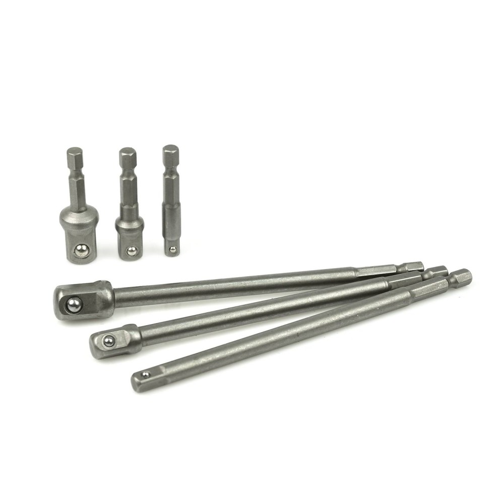 Kpl. adapterów do nasadek HEX 1/4" 3/8" 1/2" 6el. (50)