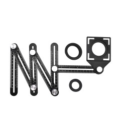 Szablon-Przymiar do otworów płytek 6 ramion (72)