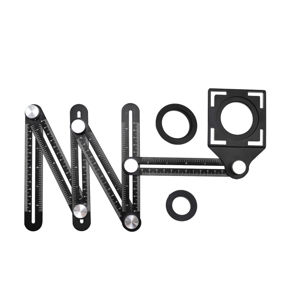 Szablon-Przymiar do otworów płytek 6 ramion (72)