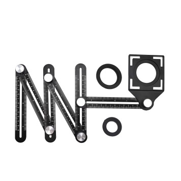 Szablon-Przymiar do otworów płytek 6 ramion (72)