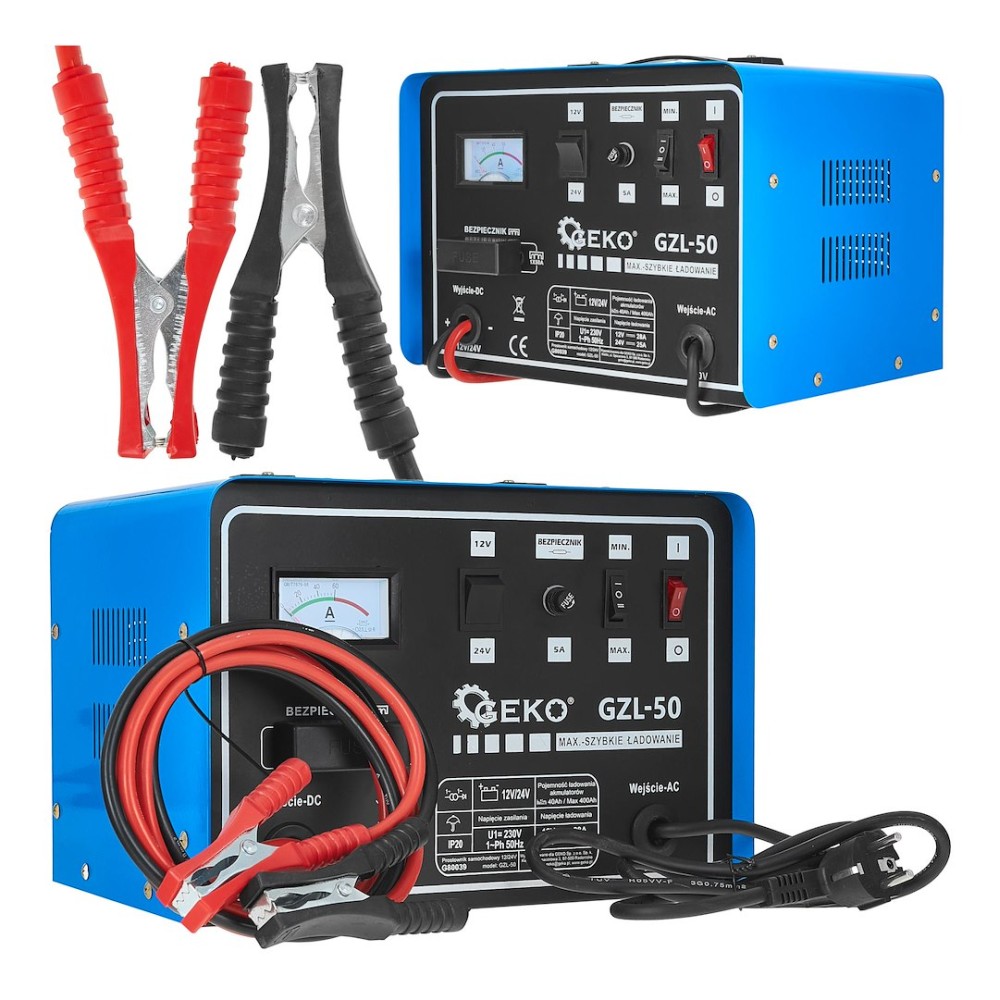 Prostownik samochodowy 12/24V GZL-50 (1)