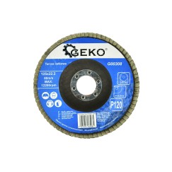 Tarcza listkowa 125mm P120 GEKO (10/200)
