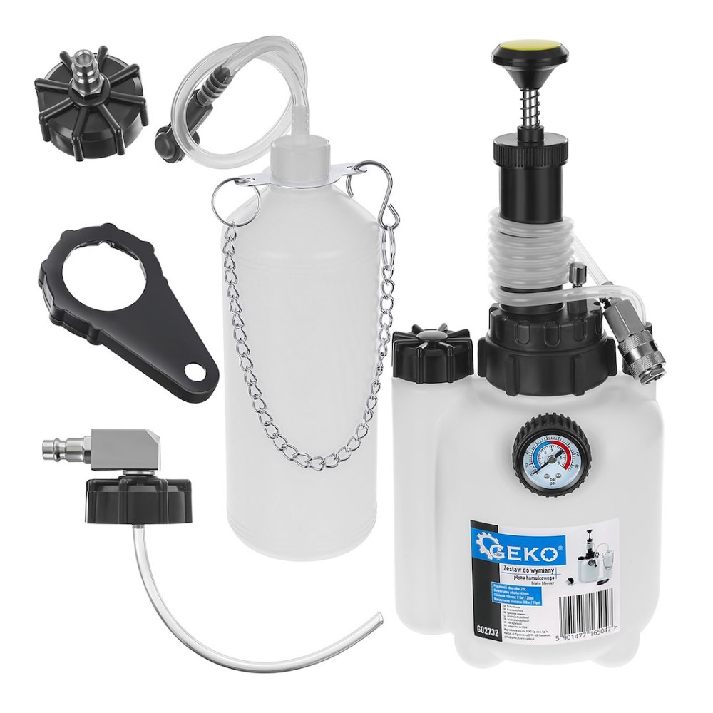 Zestaw do odpowietrzania i wymiany płynu hamulcowego (6)