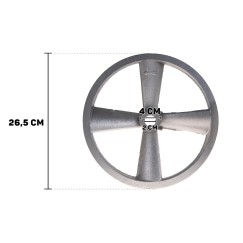 Koło pasowe kompresora 200L