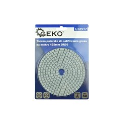 Tarcza polerska do szlifowania gresu na mokro 125mm GR50 (5/250)