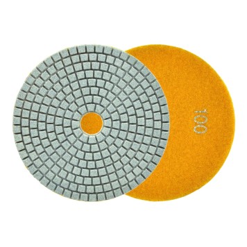 Tarcza polerska do szlifowania gresu na mokro 125mm GR100 (5/250)