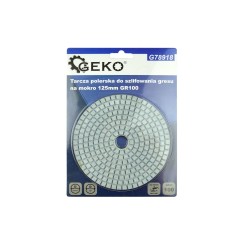 Tarcza polerska do szlifowania gresu na mokro 125mm GR100 (5/250)