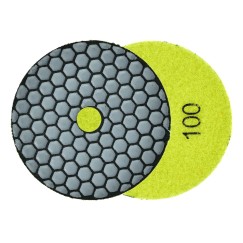 Tarcza polerska do szlifowania gresu na sucho 100mm GR100 (5/250)