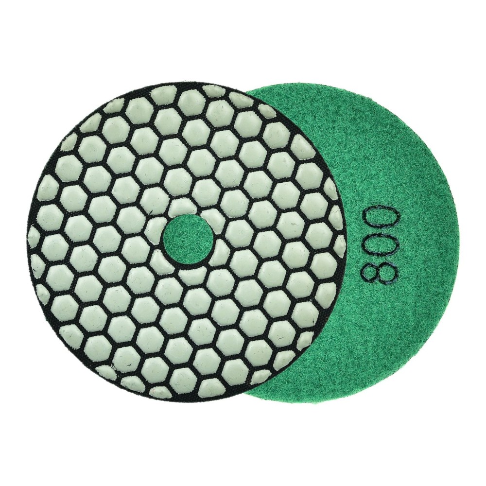 Tarcza polerska do szlifowania gresu na sucho 100mm GR800 (5/25/250)