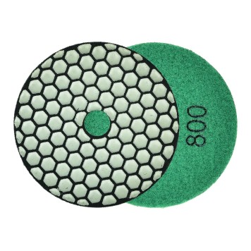 Tarcza polerska do szlifowania gresu na sucho 100mm GR800 (5/25/250)