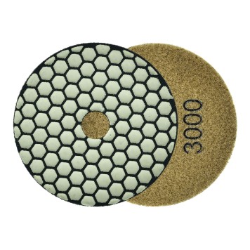 Tarcza polerska do szlifowania gresu na sucho 100mm GR3000 (5/25/250))