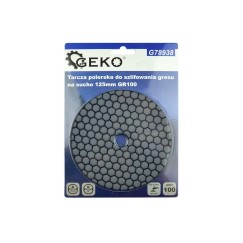 Tarcza polerska do szlifowania gresu na sucho 125mm GR100 (5/25/250)