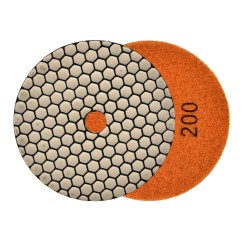 Tarcza polerska do szlifowania gresu na sucho 125mm GR200 (5/25/250)