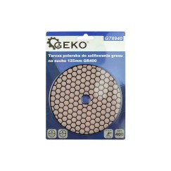 Tarcza polerska do szlifowania gresu na sucho 125mm GR400 (5/25/250)