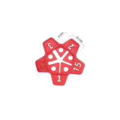 Uniwersalny System Gwiazdek-krzyżyków 1-3mm 5w1 100szt.(100)