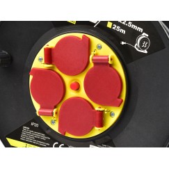 Przedłużacz elektryczny bębnowy 3x2,5mm 25m (2)
