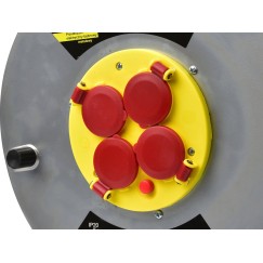 Przedłużacz elektryczny bębnowy metalowy 3x2,5mm 25m (2)