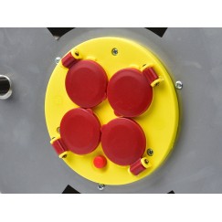 Przedłużacz elektryczny bębnowy metalowy 3x2,5mm 50m (2)