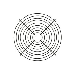 Kratka wlotu powietrza do nagrzewnicy olejowej z termostatem 65 KW