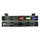 Klucz dynamometryczny 1/2" 28-210nm + nasadki alu 3el.  Black HD (10)