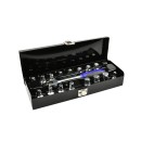 Kpl. kluczy do korków oleju 3/8" 18szt./walizka metalowa/ (10)