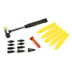 Zestaw narzędzi do usuwania wgnieceń PDR z młotkiem blacharskim (40)