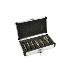 Kpl. otwornic widiowych do metalu z wiertłem tytanowym 6szt. 16-35mm (16)