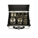 Kpl. otwornic widiowych do metalu z wiertłem tytanowym 10szt. 16-53mm (10)