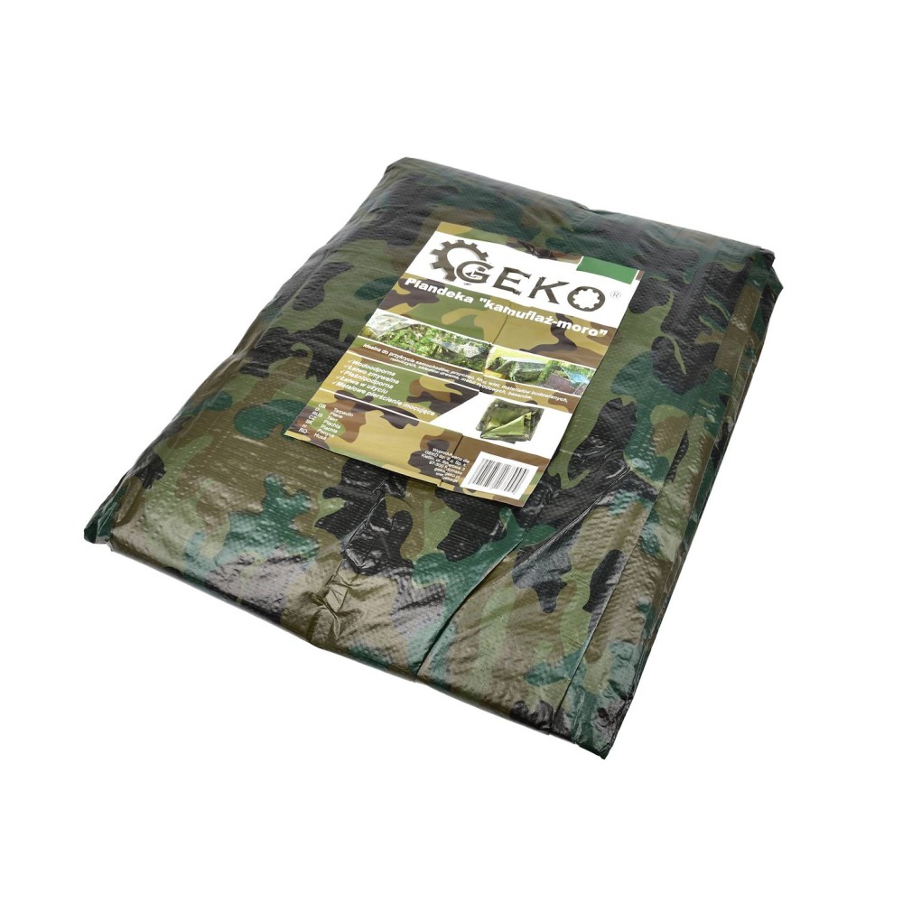 Bâche  de protection camouflage 3,66x4m 100gsm 