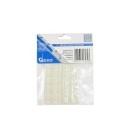Odbojniki silikonowe transparentne - prostokątne pod meble 10x10mm 20szt (25/250)
