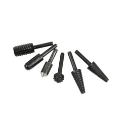 Zestaw frezów trzpieniowych do metalu i drewna 6mm 6el. (60)