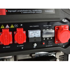 Agregat spalinowy prądotwórczy z elektronicznym startem 15KM 6,6KW (1)