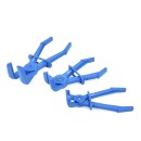 Zestaw 3szt. szczypiec zaciskowych wygiętych do przewodów (20)