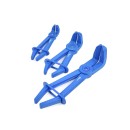 Zestaw 3szt. szczypiec zaciskowych wygiętych do przewodów (20)