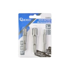 Zestaw adapterów SDS PLUS do nasadek 3el. (100)