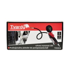 Profesjonalny pistolet do pompowania kół z cyfrowym manometrem LED 0-18bar (20)