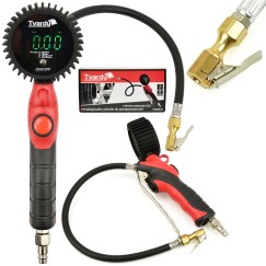Profesjonalny pistolet do pompowania kół z cyfrowym manometrem LED 0-18bar (20)